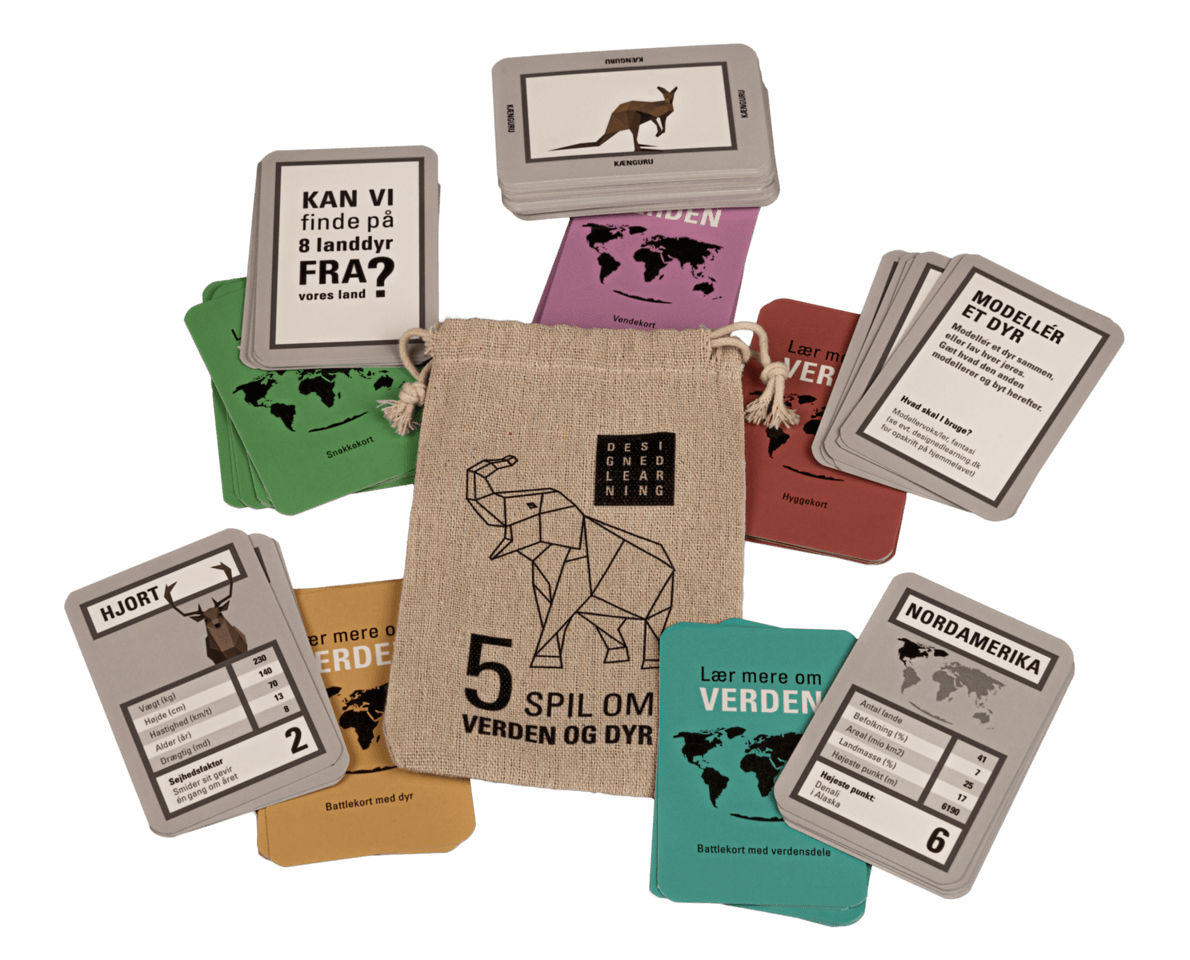 Verdensspil med dyr, læringsspil, verdenspakken